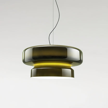 Retro glazen LED hanglamp