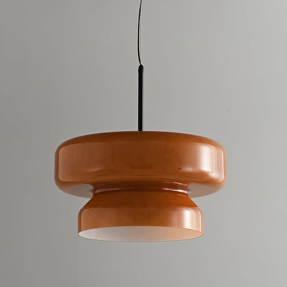 Retro glazen LED hanglamp