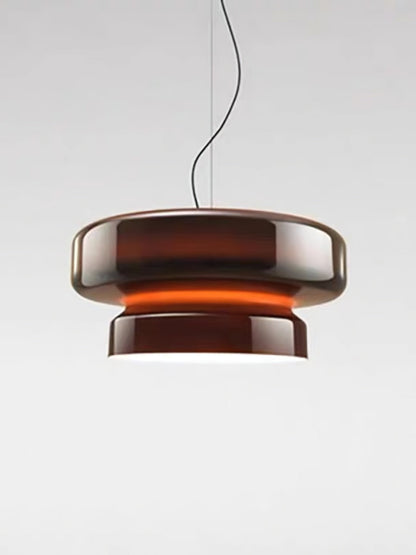 Retro glazen LED hanglamp