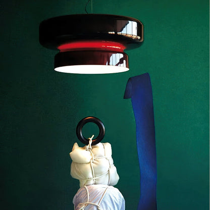 Retro glazen LED hanglamp