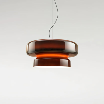 Retro glazen LED hanglamp