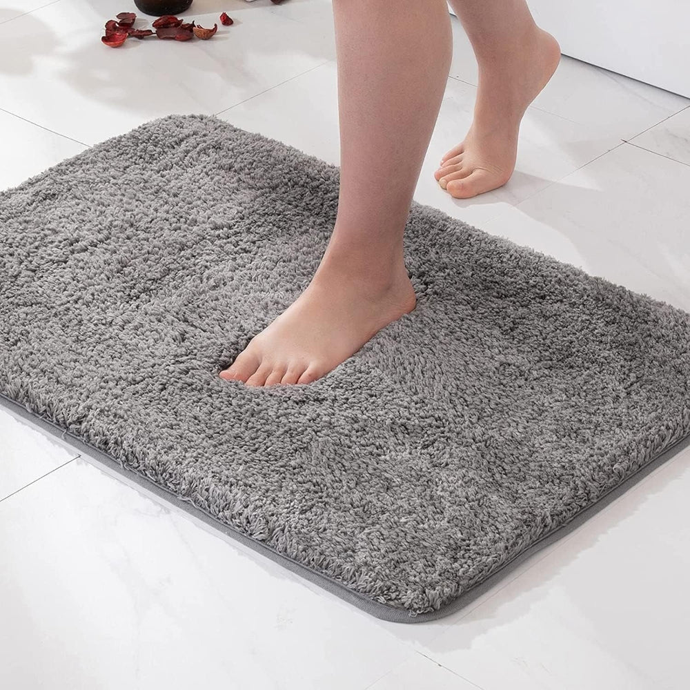 Pluche antislip badmat