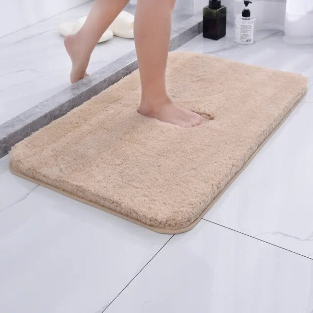 Pluche antislip badmat