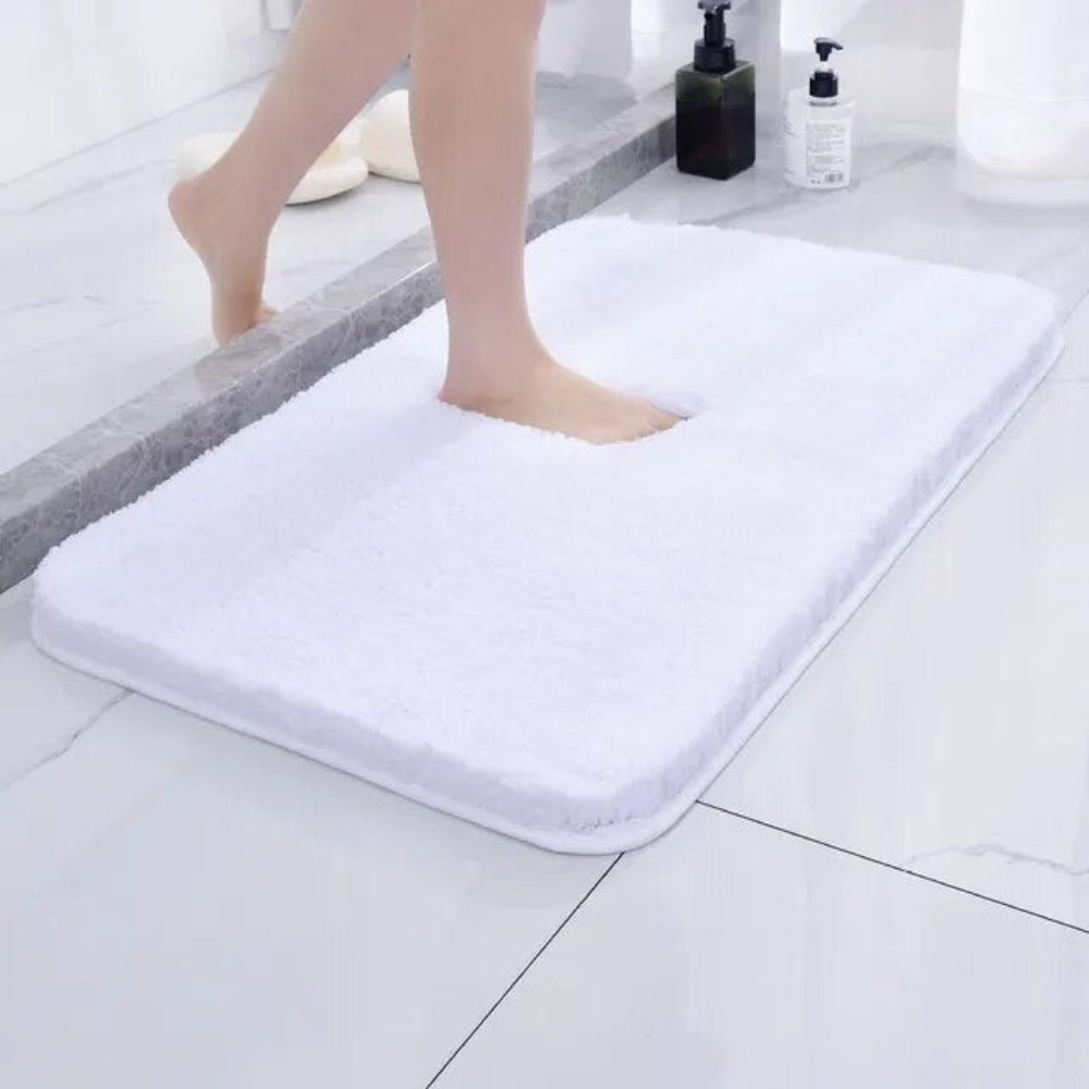 Pluche antislip badmat