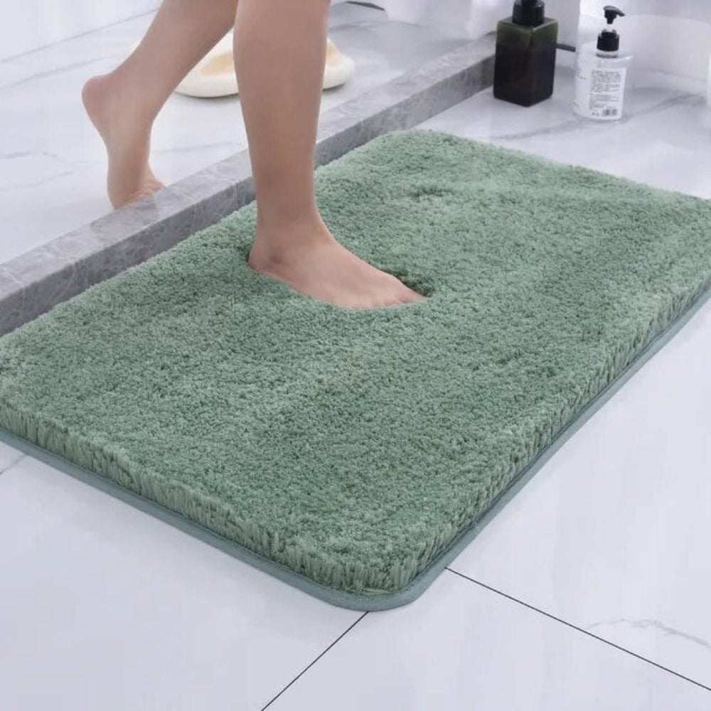 Pluche antislip badmat