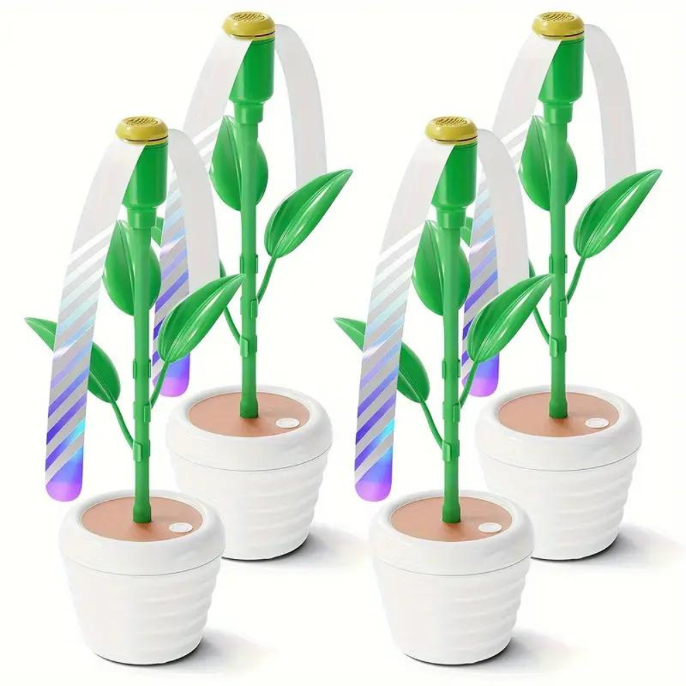 Decoratieve vliegenverjager met bloempot design