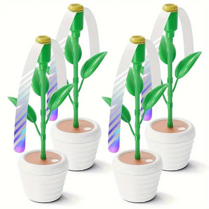 Decoratieve vliegenverjager met bloempot design