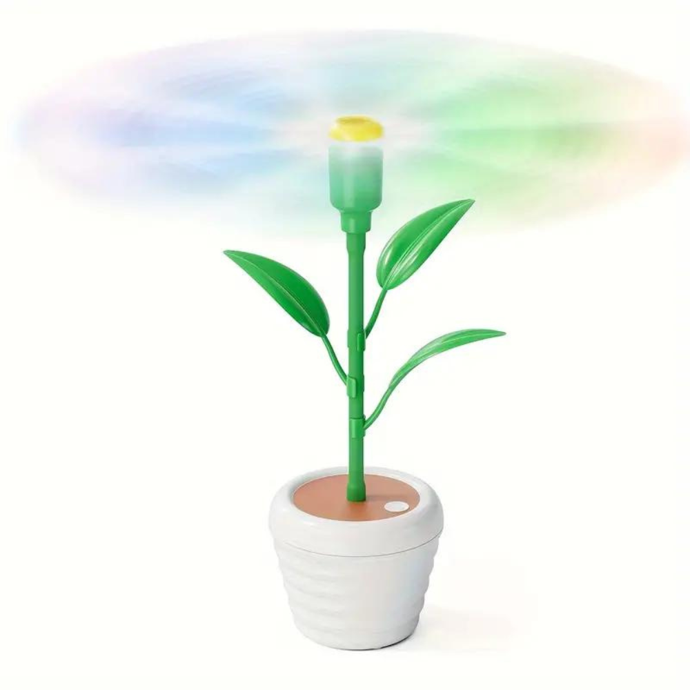 Decoratieve vliegenverjager met bloempot design