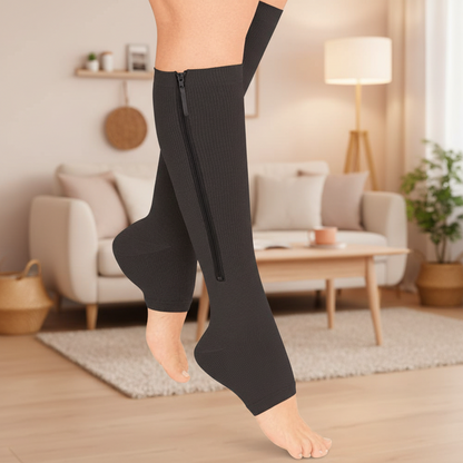 CirculaRelief compressiekousen met rits