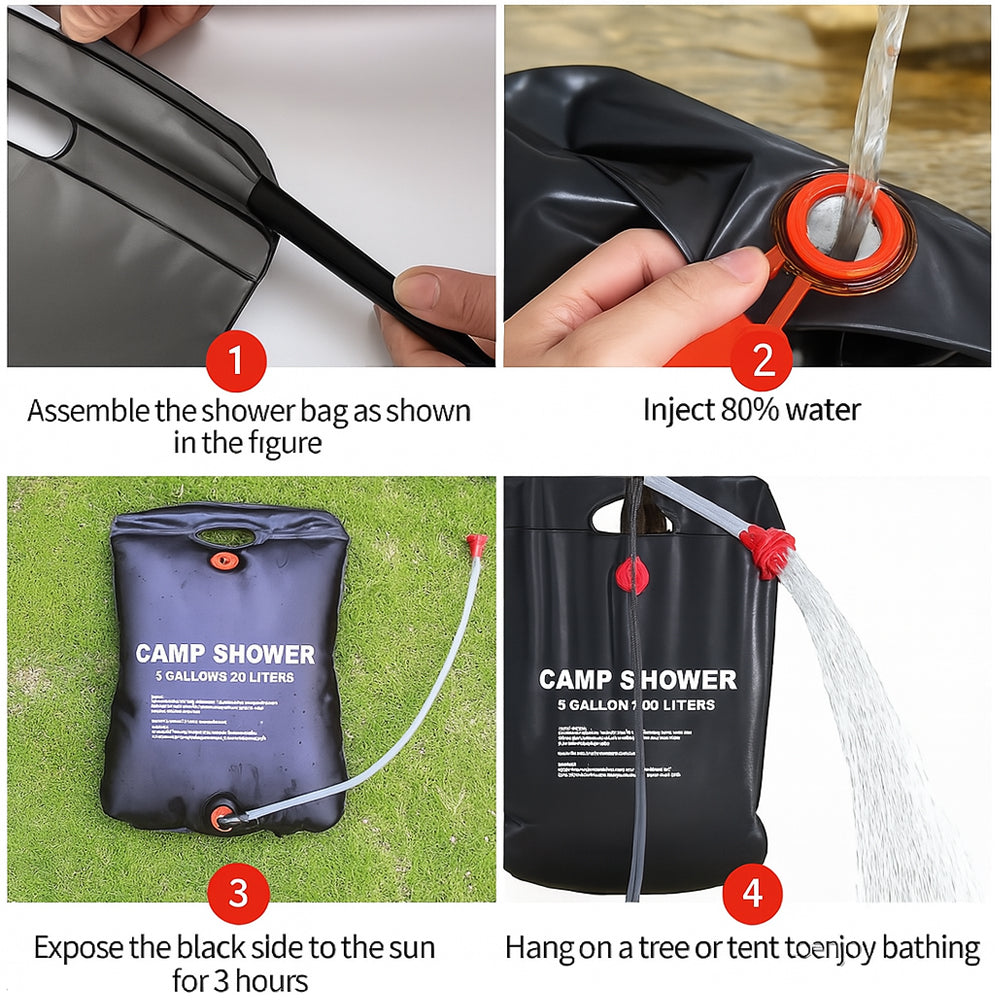 Camp Shower draagbare zonnedouche