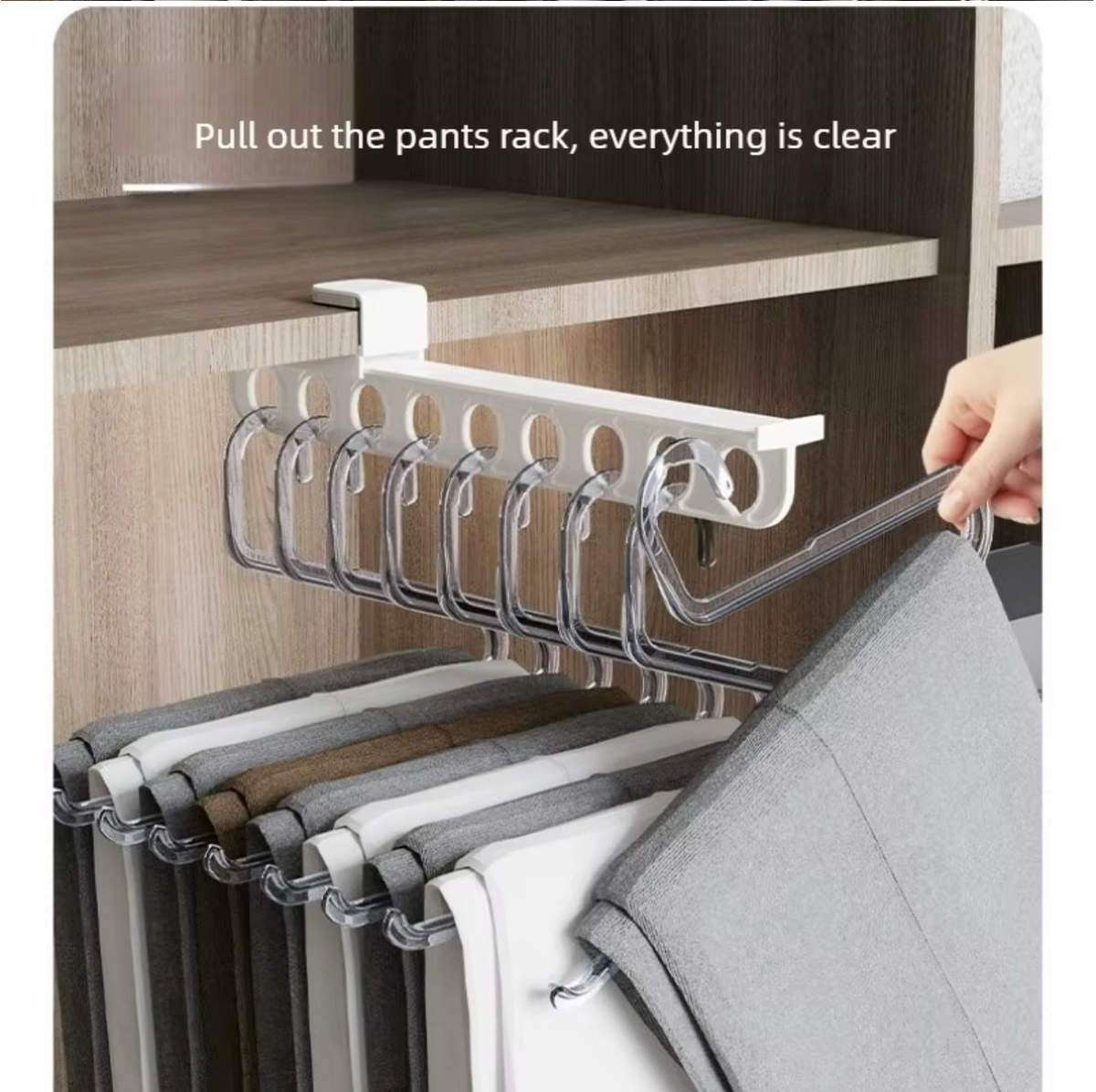 MultiStorage™ uitschuifbare telescoop kledingstang