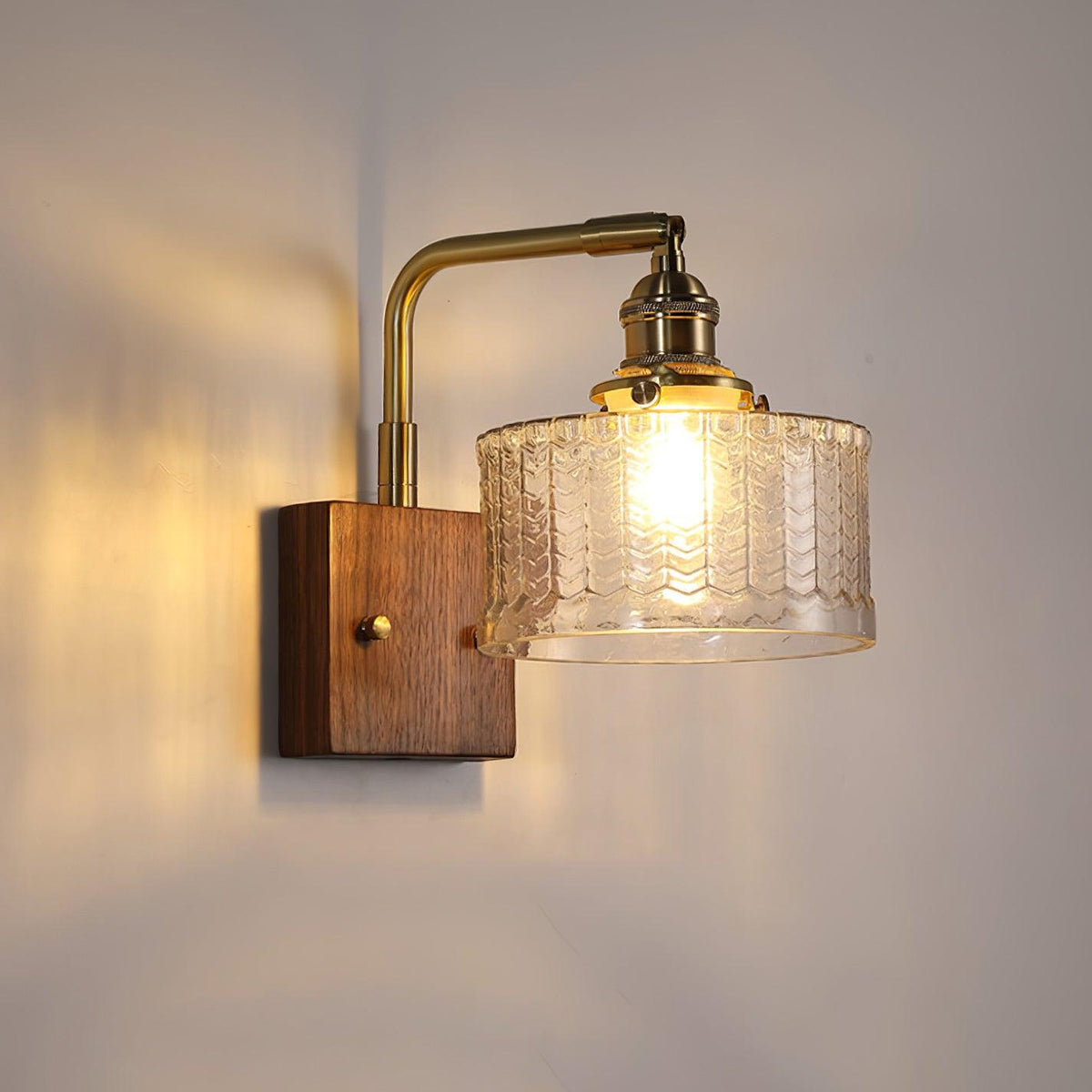 Lumio elegante glazen wandlamp