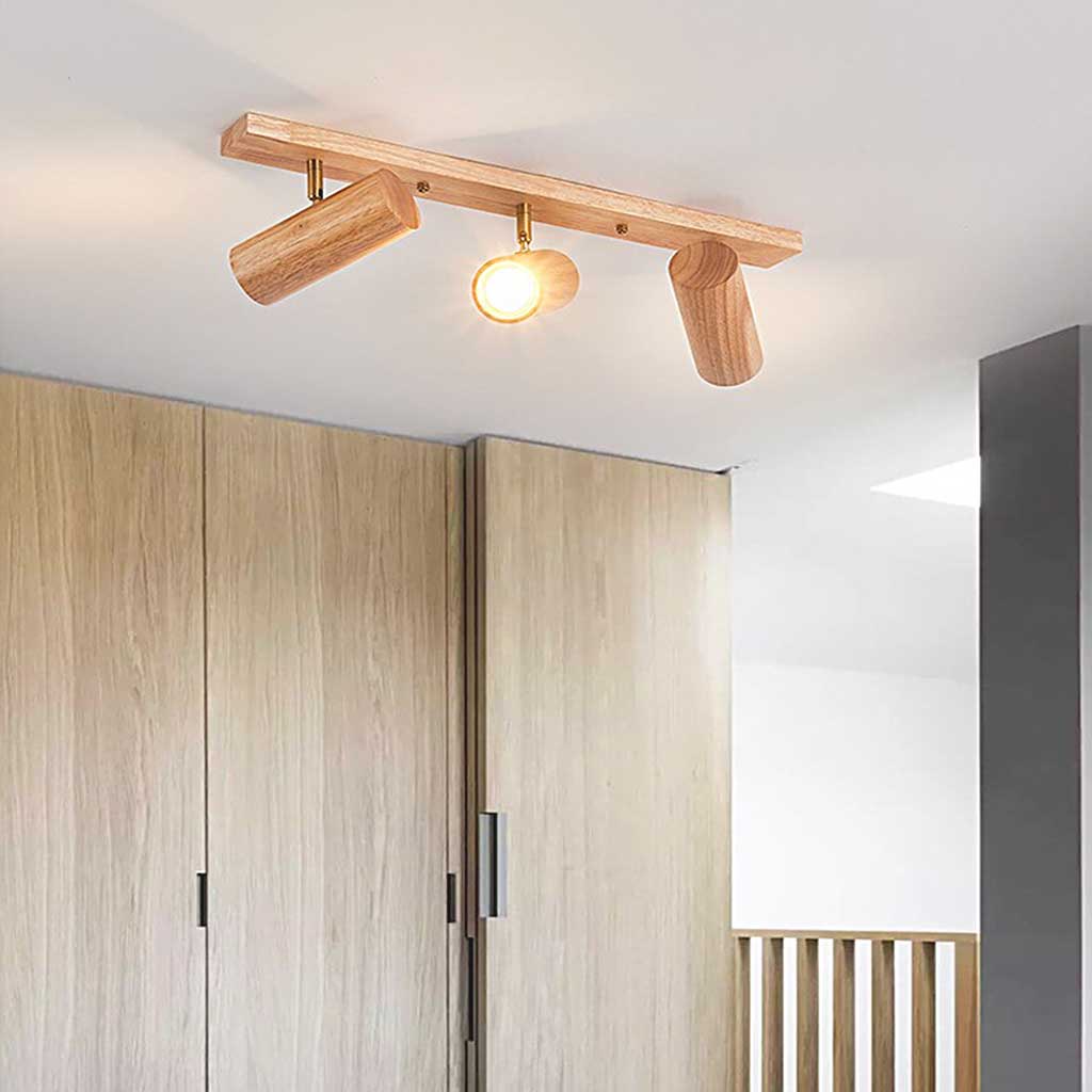 Lumio Scandinavische houten plafondlamp