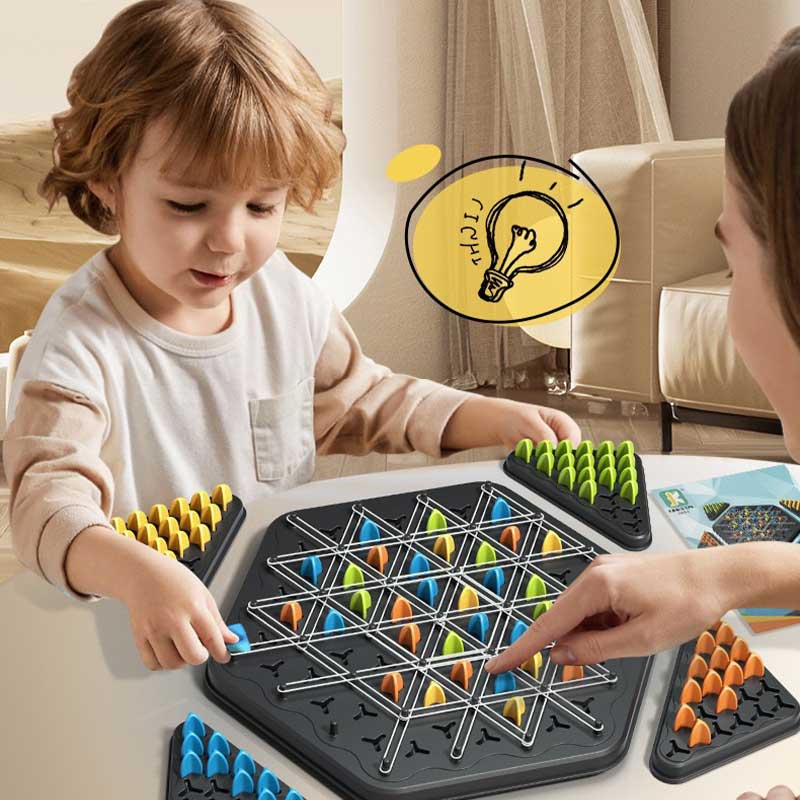 PlaySmart driehoek ketting bordspel