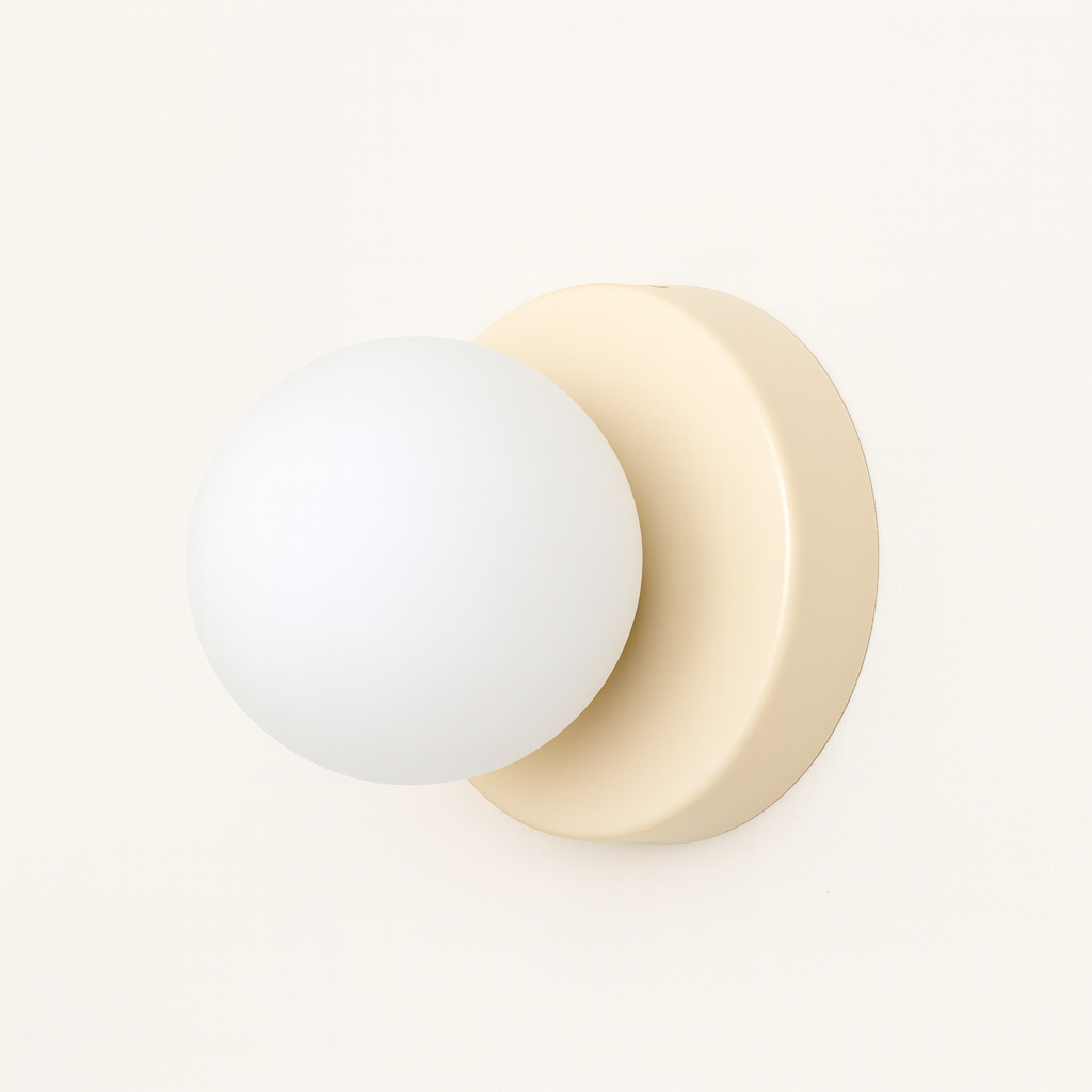 Lumio Scandinavische wandlamp met glazen kap