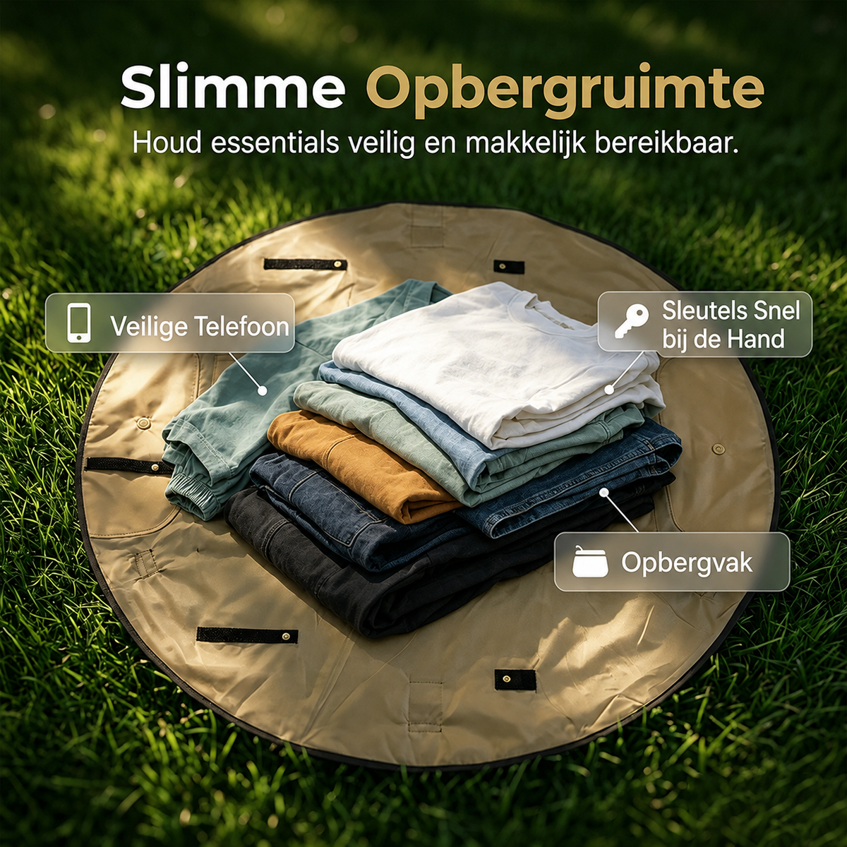 PicnicFlip 2-in-1 Draagtas Picknickdeken