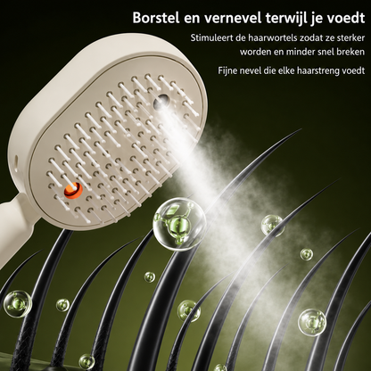 GlowBrush™ elektrische spray haarborstel