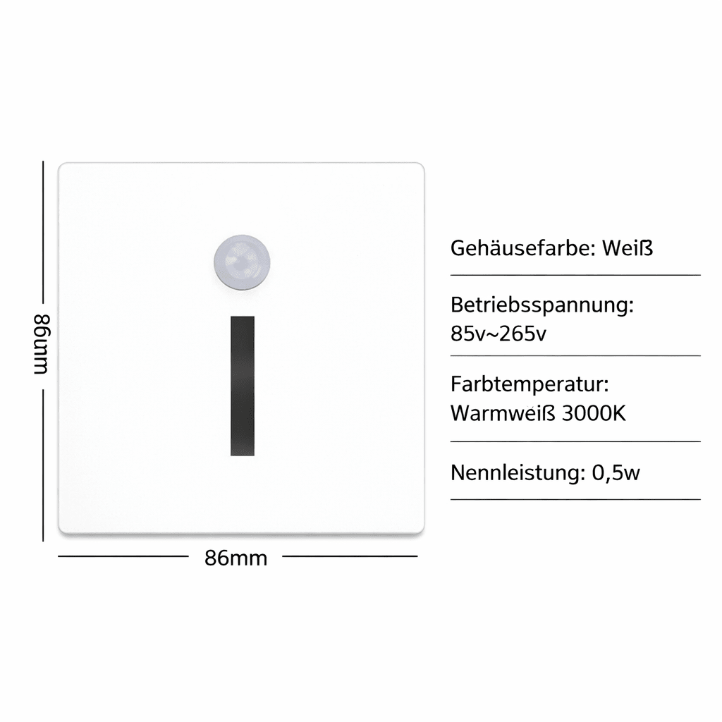 Alumi Glow LED-wandlamp met bewegingssensor