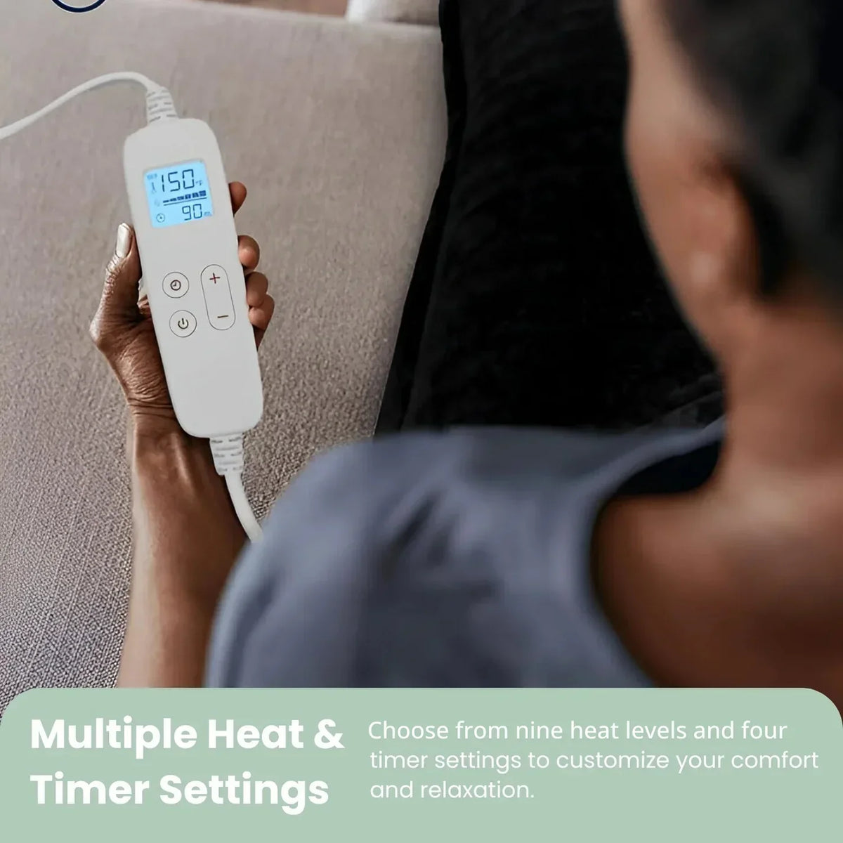 HeatEase draagbare rugverwarmer