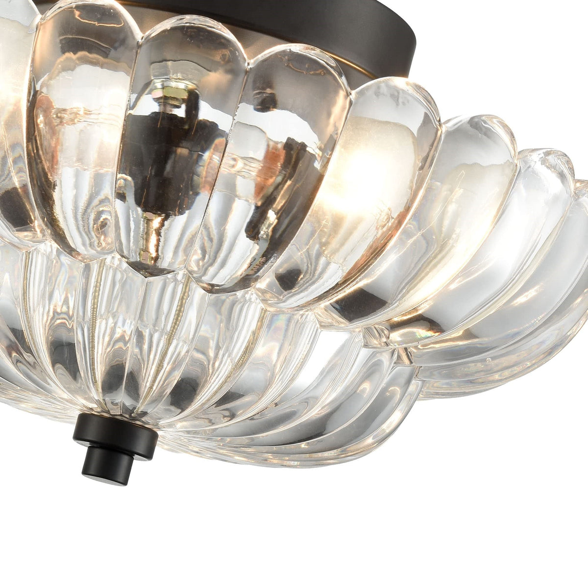 SMD Living vintage glazen plafondlamp