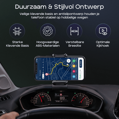ClipMount verstelbare autotelefoonhouder