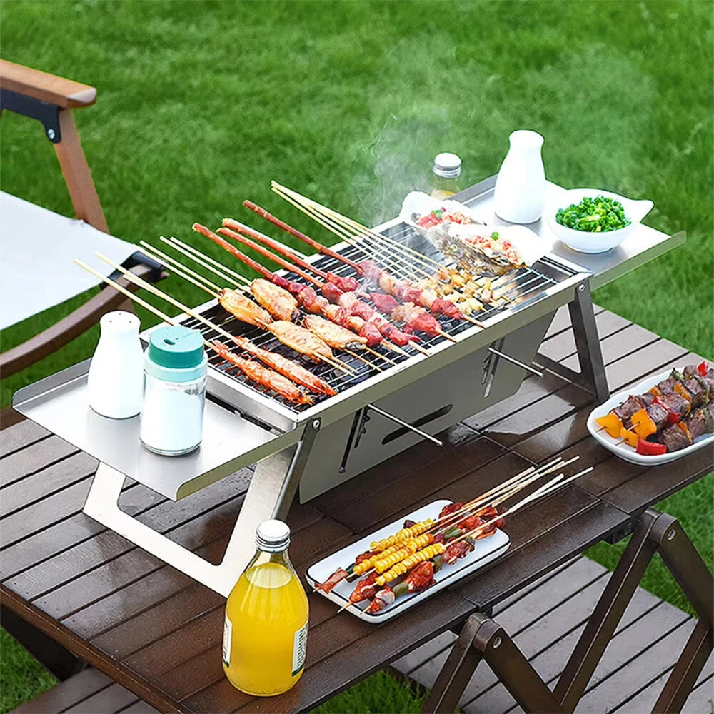 CompactGrill opvouwbare houtskool BBQ
