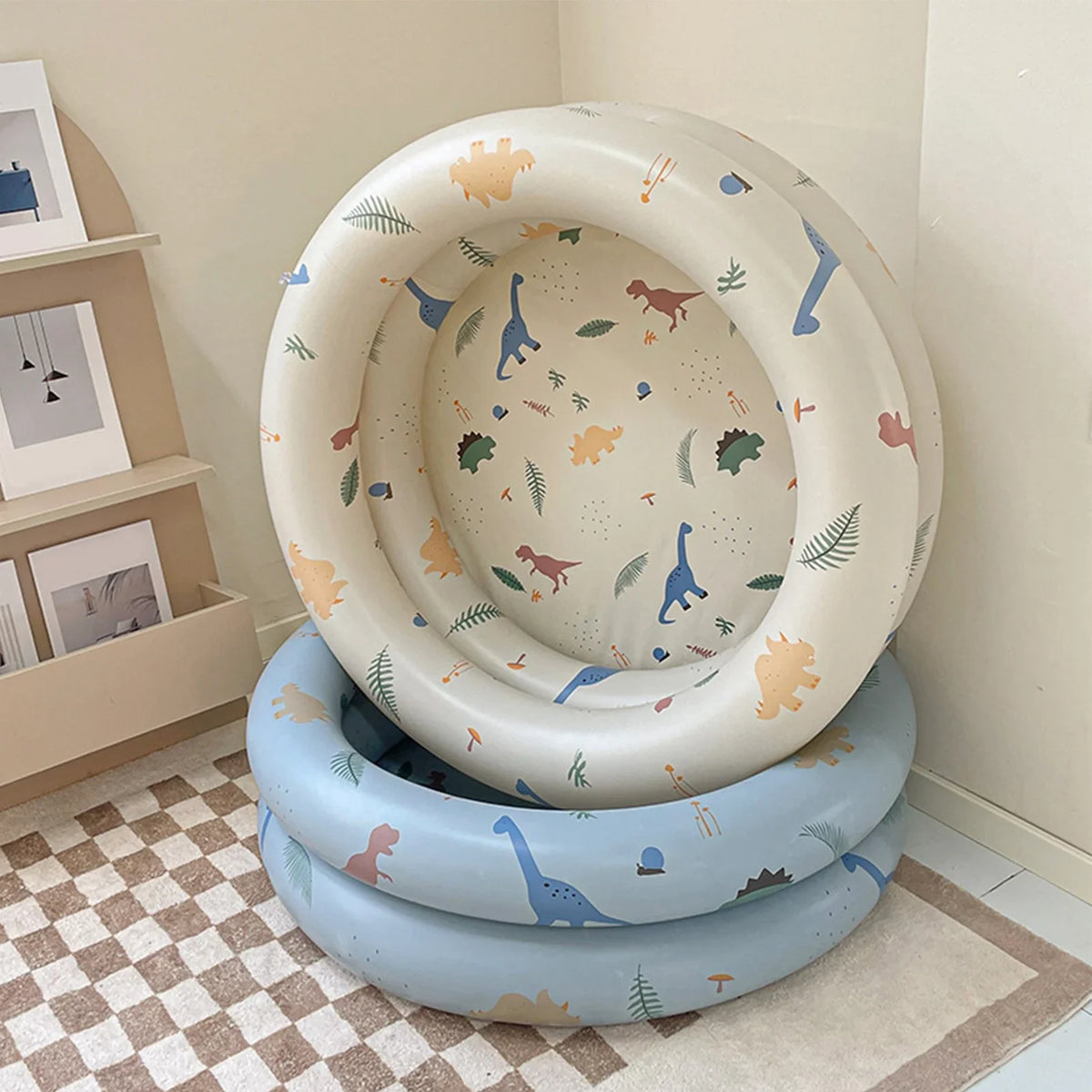 Compact Rond Opblaasbaar Kinderbadje