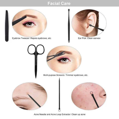 Compacte 15-Delige Reis Manicureset