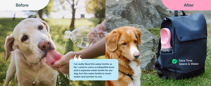 Draagbare Honden Drinkfles