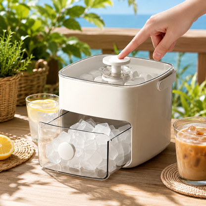 IcePress ijsblokjesmaker met drukknop