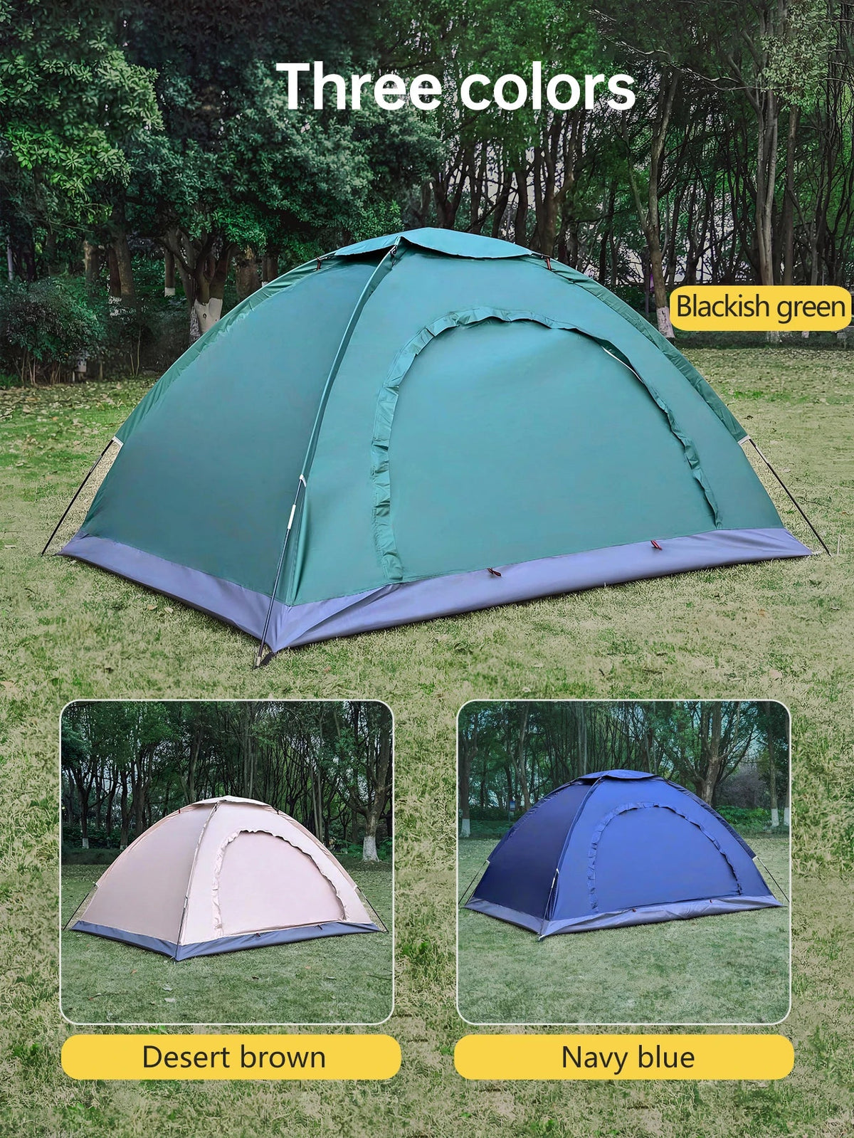 Compacte koepeltent voor twee personen