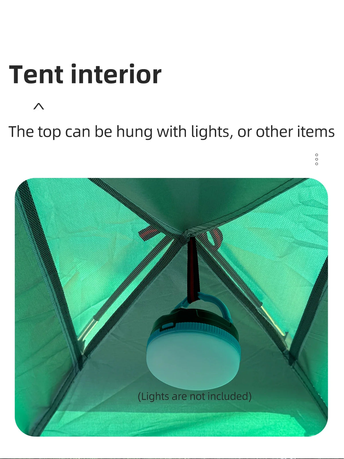 Compacte koepeltent voor twee personen