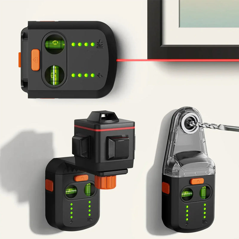 LaserFix compacte laserwaterpas met stofopvang