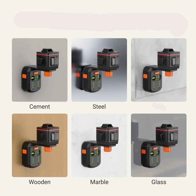 LaserFix compacte laserwaterpas met stofopvang