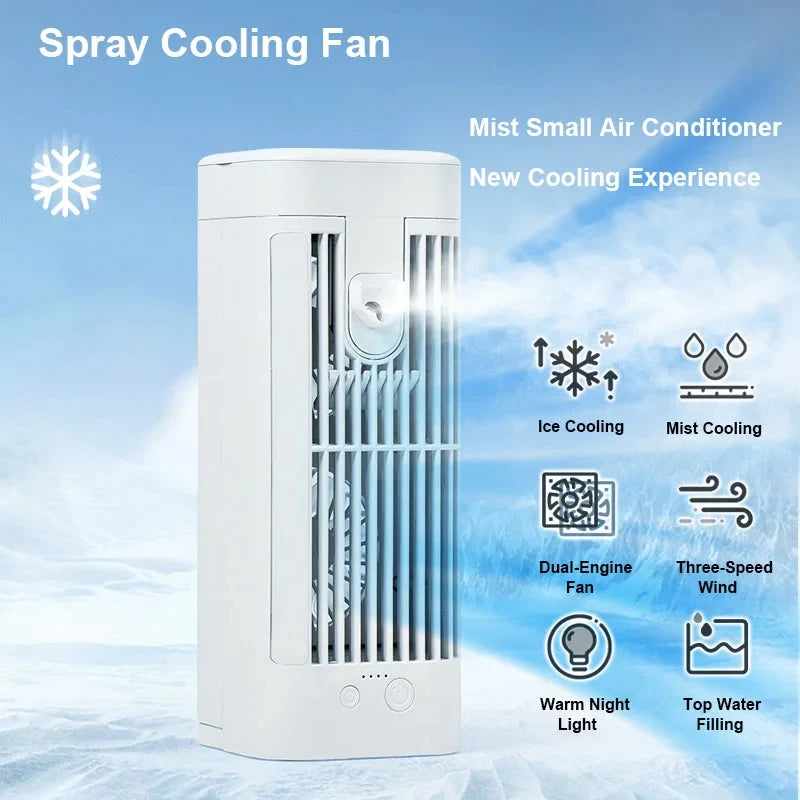 Draagbare Mobiele Luchtkoeler met Verneveling