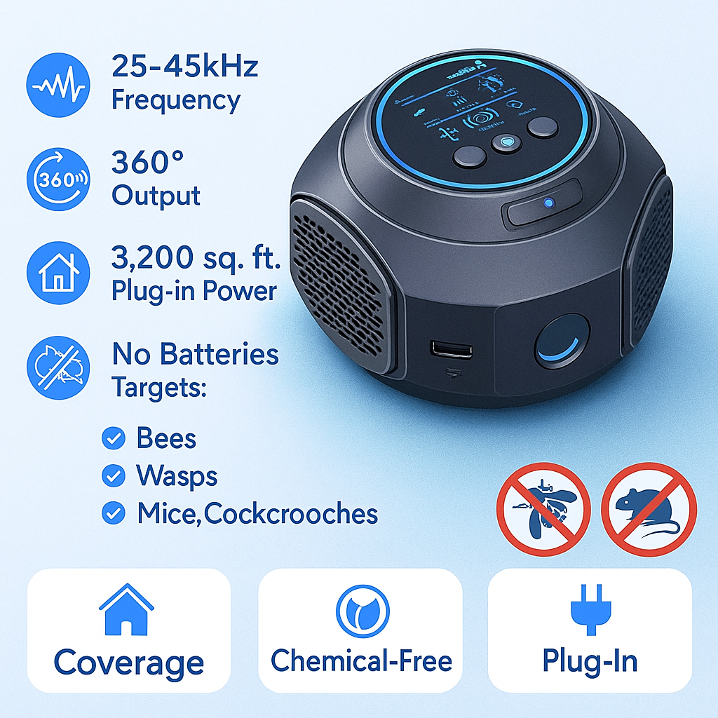 EcoGuard ultrasone insectenverjager