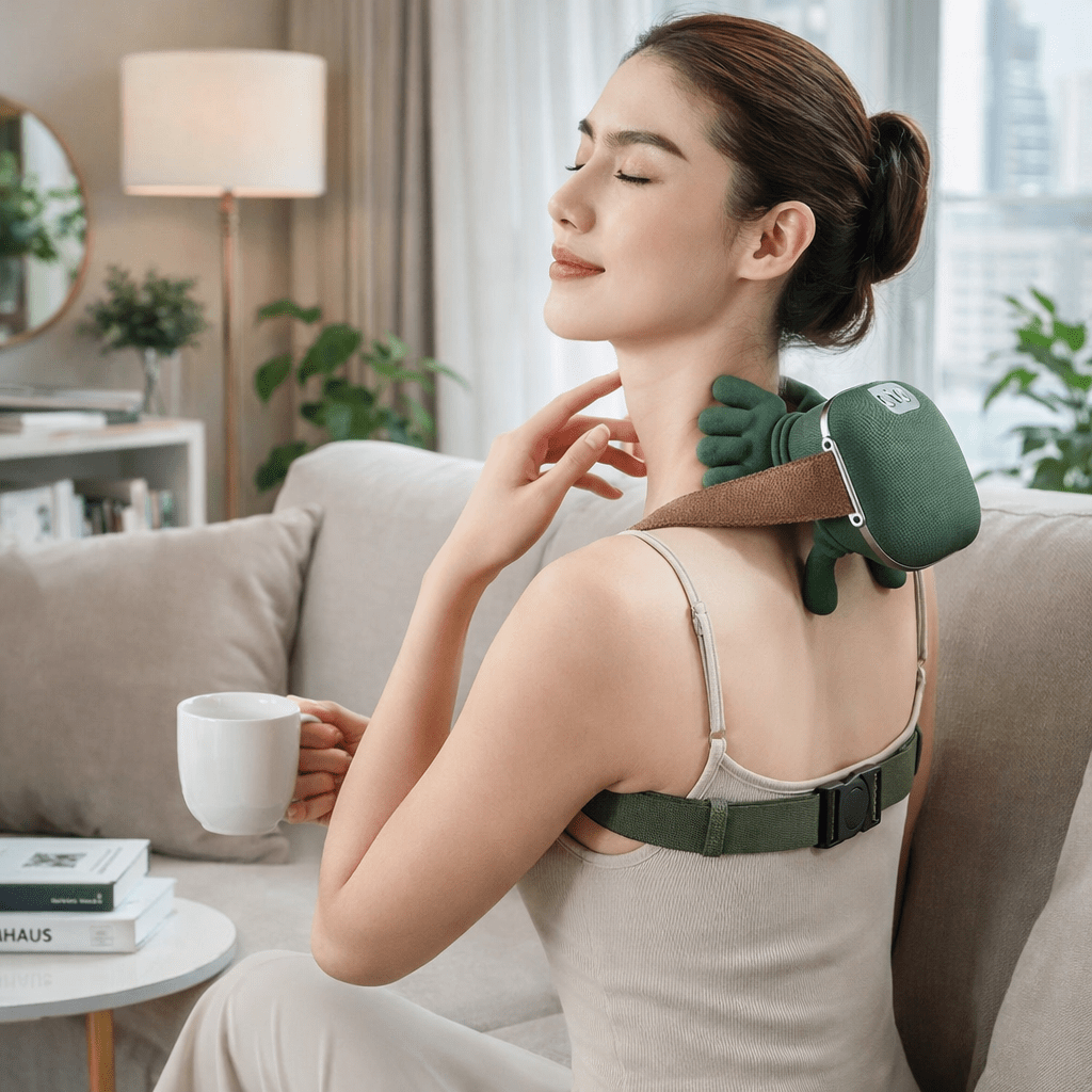 RelaxShiatsu 4D nek- en rugmassageapparaat