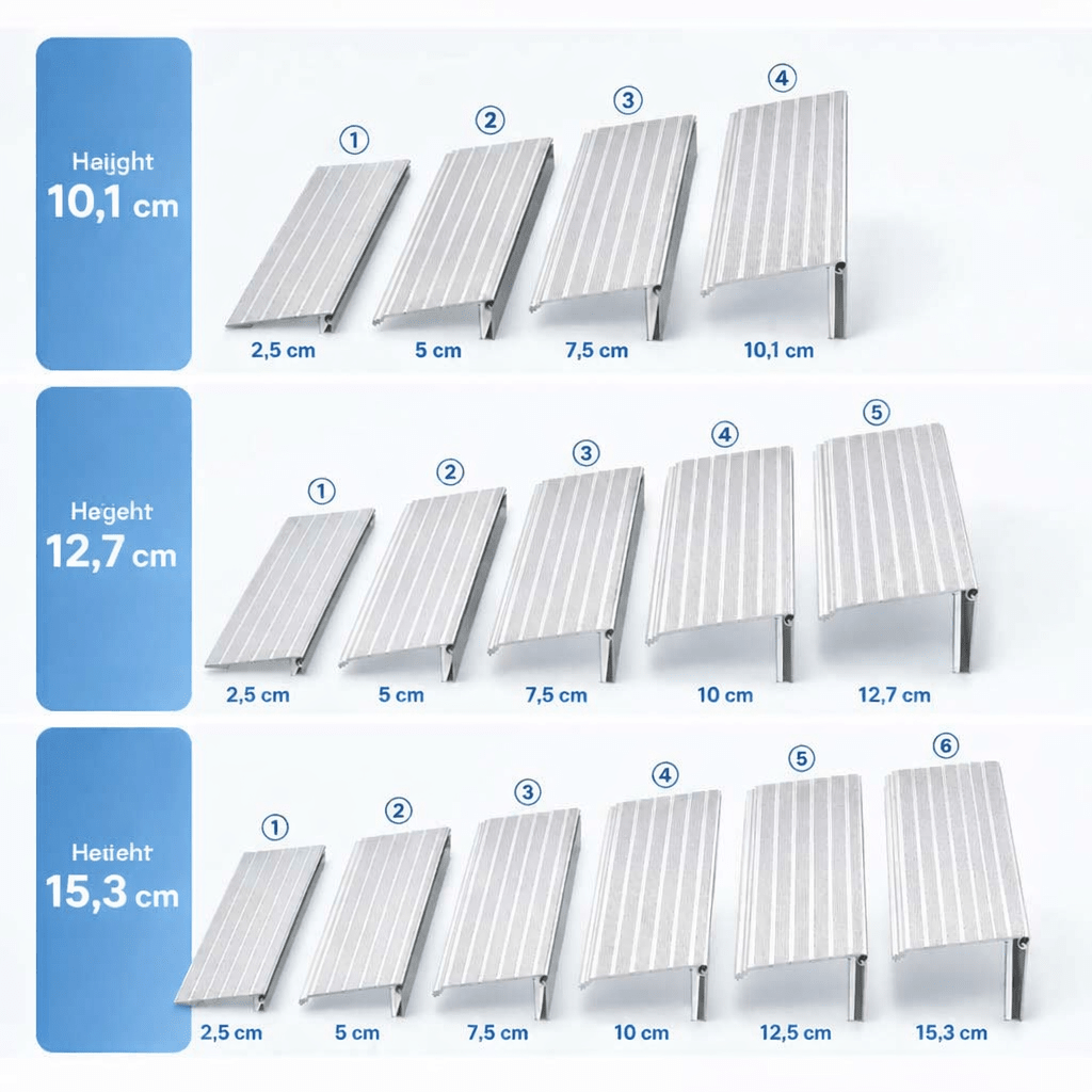 ALUACCESS lichtgewicht aluminium drempelhulp