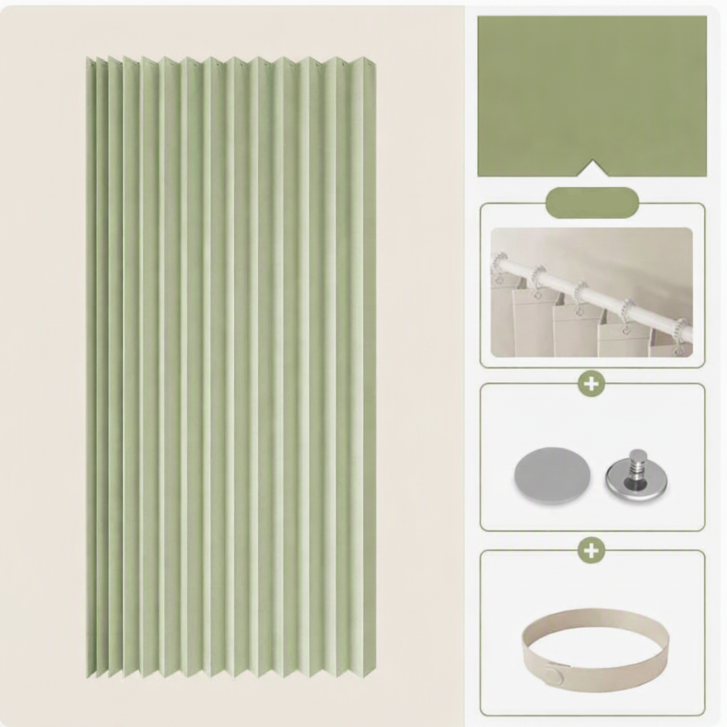 Vouwbare Doucheafscheiding met Magnetische Sluiting
