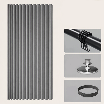 Vouwbare Doucheafscheiding met Magnetische Sluiting