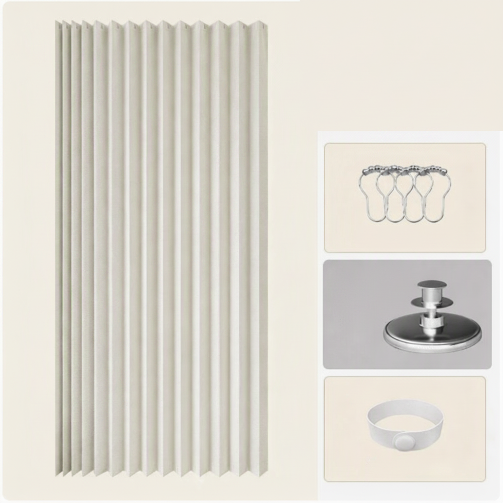 Vouwbare Doucheafscheiding met Magnetische Sluiting