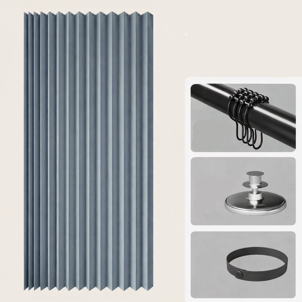 Vouwbare Doucheafscheiding met Magnetische Sluiting