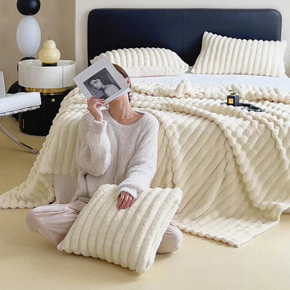 Zachte pluche warme fleece deken