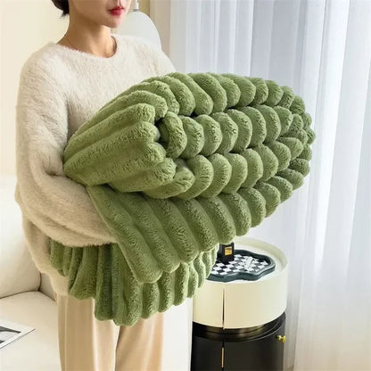 Zachte pluche warme fleece deken