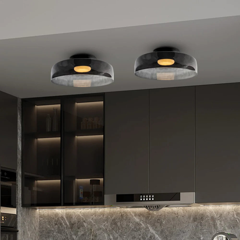 Lumio design glazen plafondlamp
