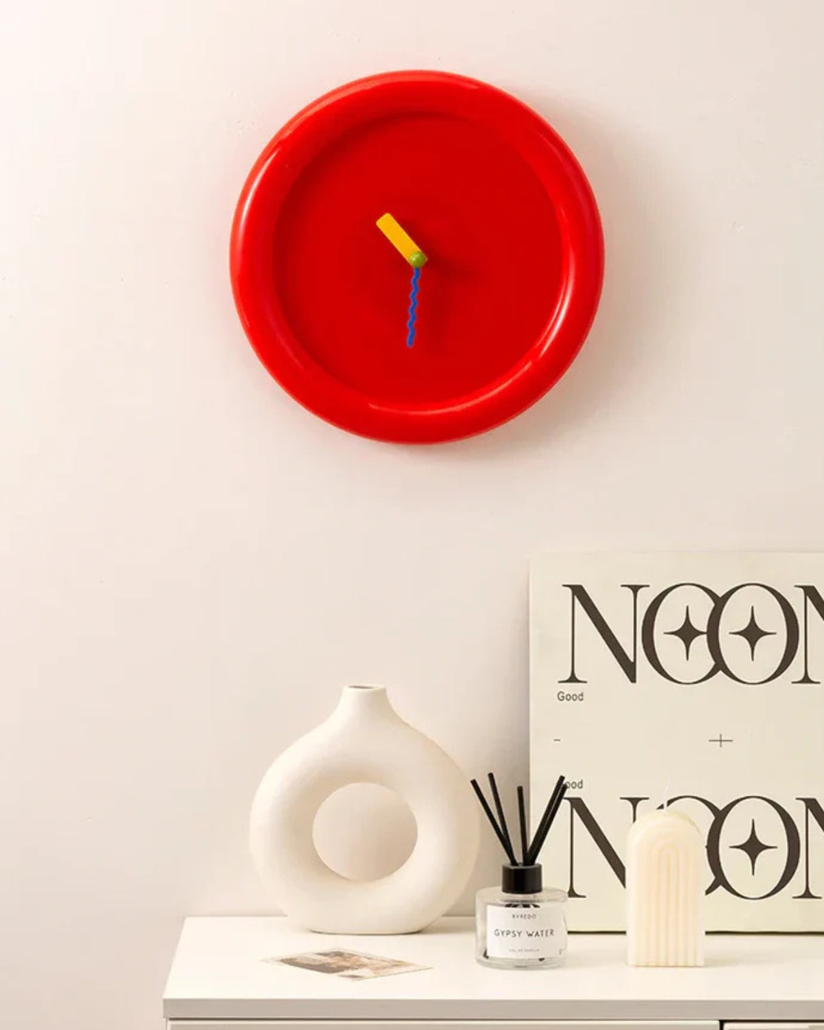 Odior ronde moderne wandklok