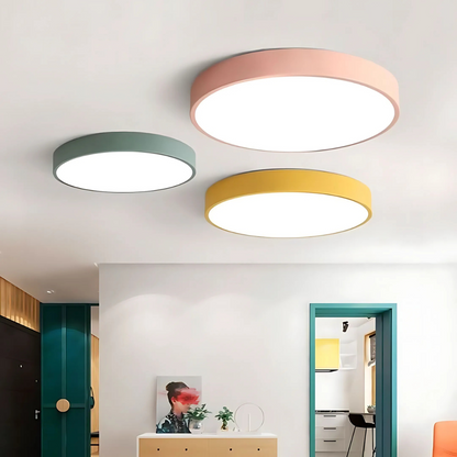 Delos Scandinavische LED Plafondlamp van Hout