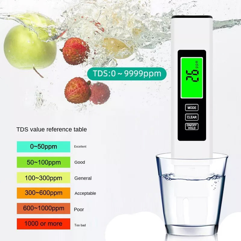 Digitale TDS watermeter voor wateranalyse