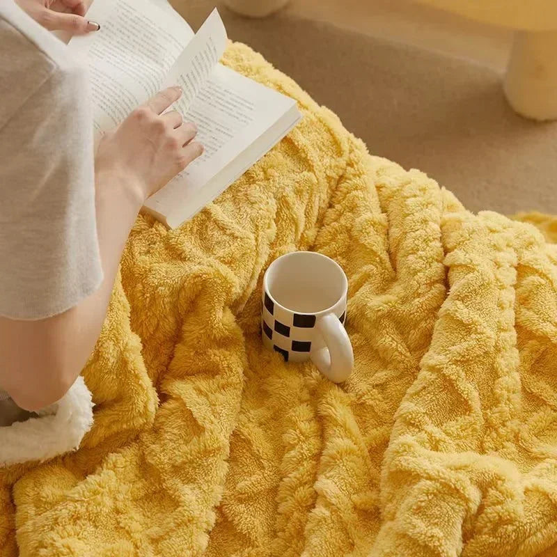 LuxyCozy dikke winter fleece deken