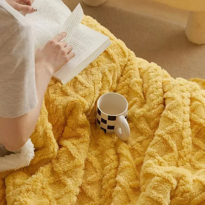LuxyCozy dikke winter fleece deken